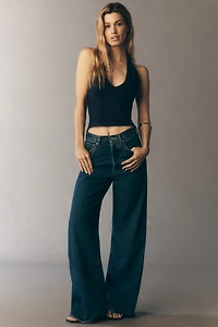 Good American Stretch Halter Tank