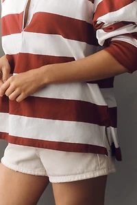 Good American Cotton Rugby Top