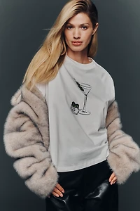 Never Fully Dressed Martini Graphic Tee