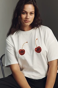 Never Fully Dressed Cherry Graphic Tee