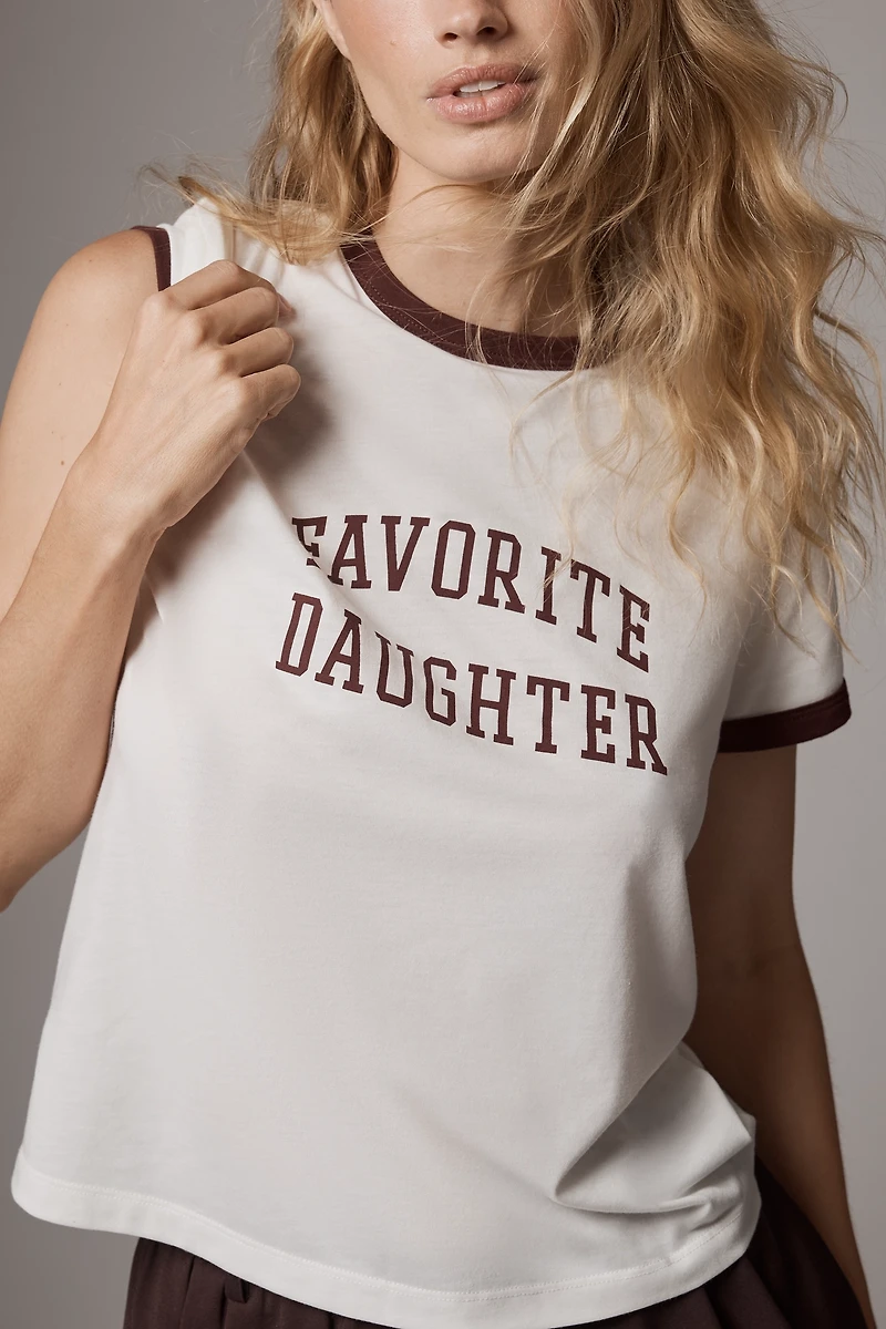 Favorite Daughter Ringer Tee