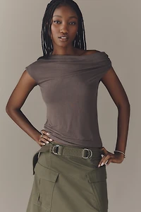 BAYSE Everleigh Boat-Neck Top