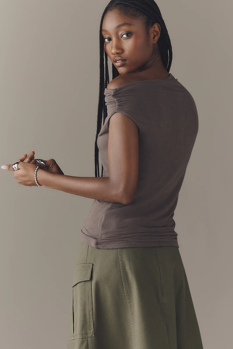 BAYSE Everleigh Boat-Neck Top