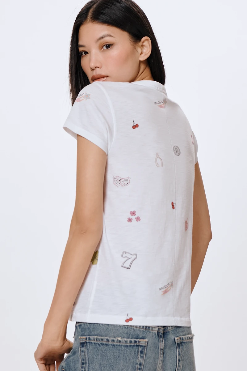 rag & bone Lucky Charm Graphic Tee