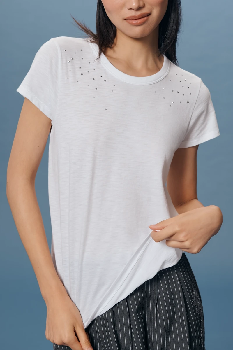 rag & bone Ombre Stud Tee