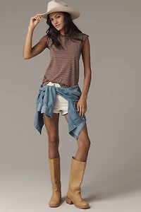 rag & bone Slub Striped Tee