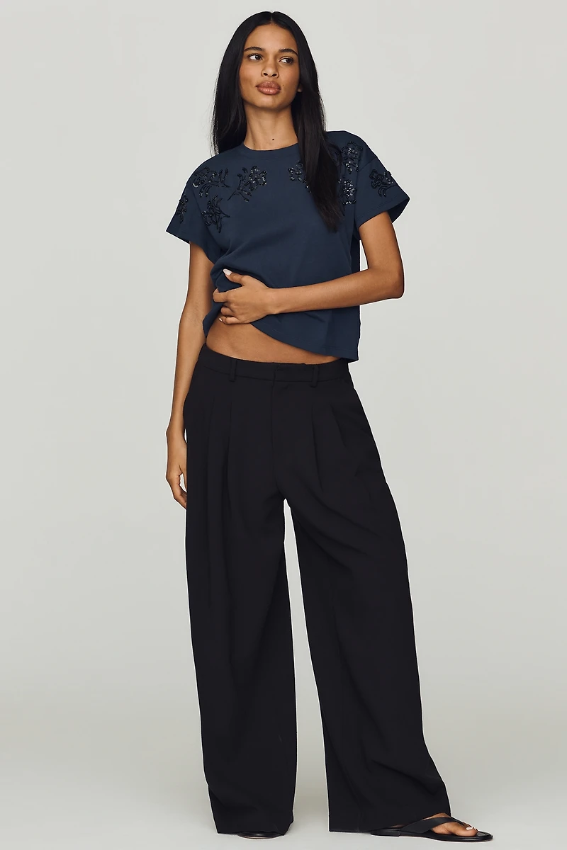 rag & bone Beaded Floral Top