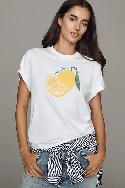 rag & bone Cotton Lemon Graphic Tee