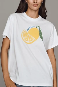 rag & bone Cotton Lemon Graphic Tee
