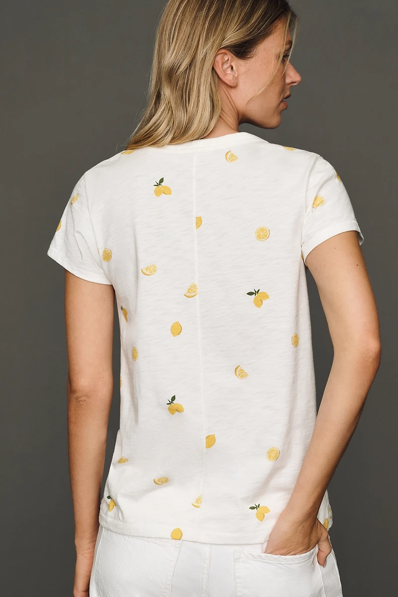 rag & bone Cotton Printed Tee