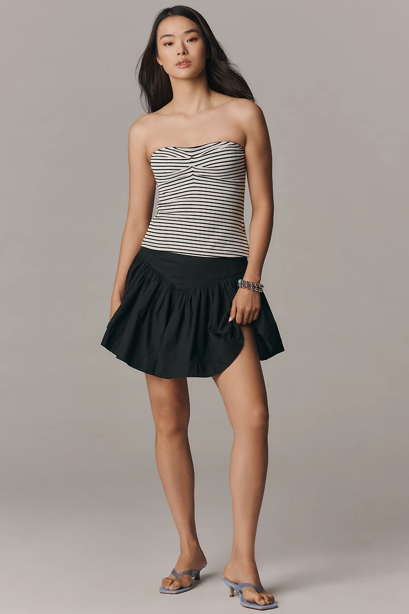 Maeve Ruched Tube Top