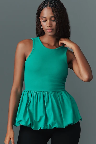Maeve Bubble Peplum Tank