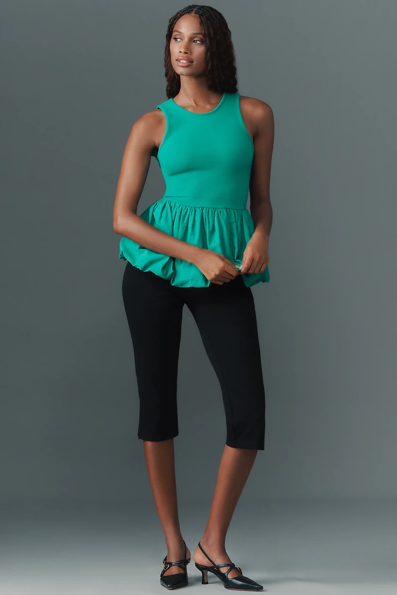 Maeve Bubble Peplum Tank