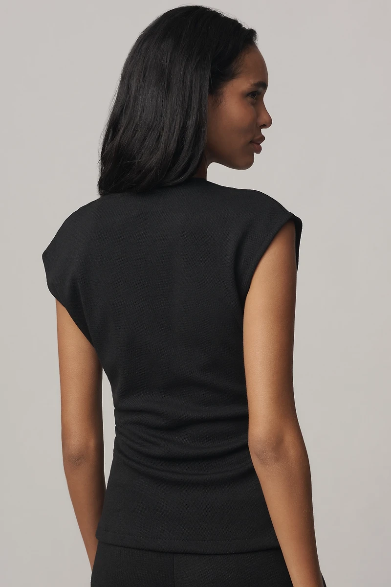 Maeve Hardware Wrap Top