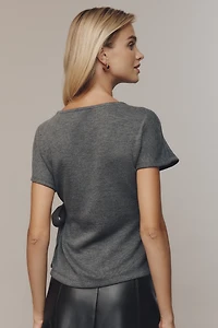 By Anthropologie Wrap Top