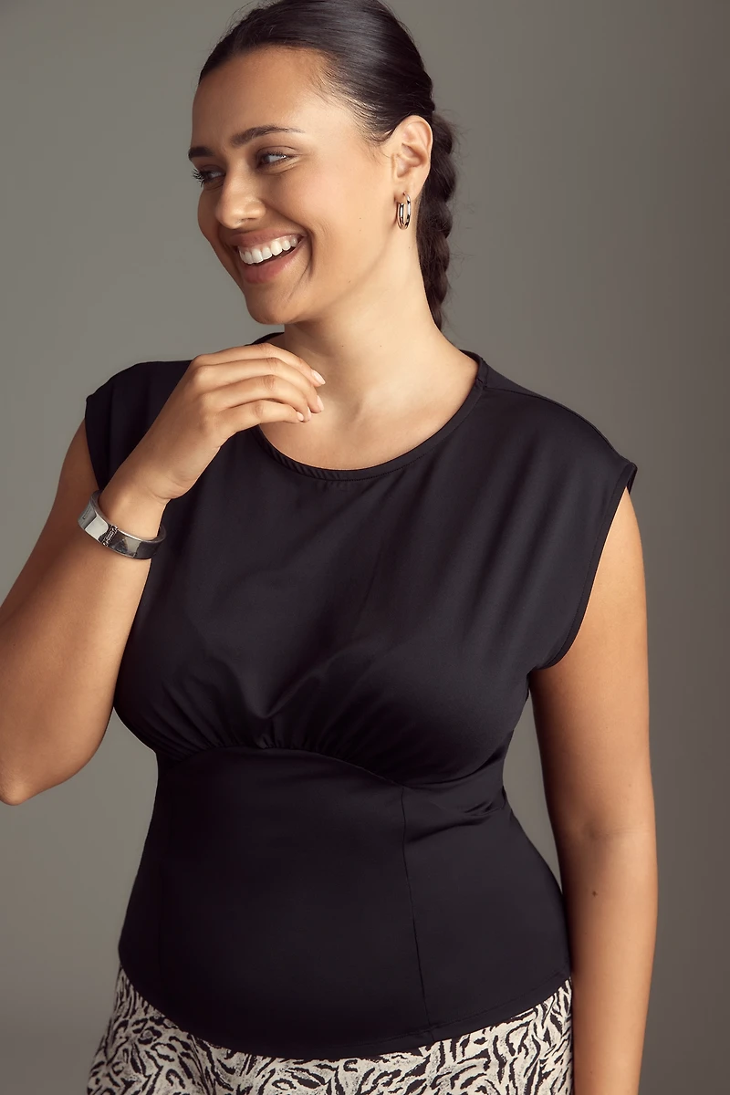 Maeve Shirred Corset Top