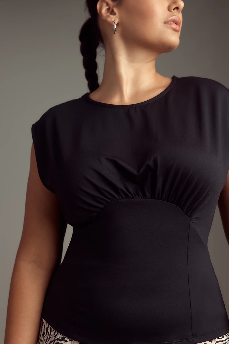 Maeve Shirred Corset Top