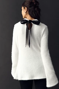 Maeve Tie-Back Bell-Sleeve Top