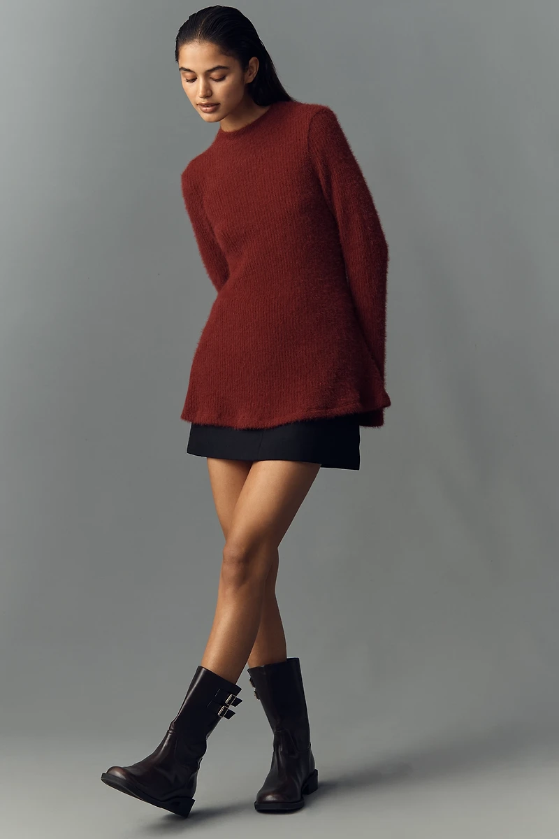 Maeve Tie-Back Bell-Sleeve Top