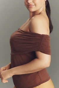 Elodie Plus Fred Off-Shoulder Top