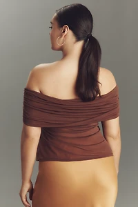 Elodie Plus Fred Off-Shoulder Top