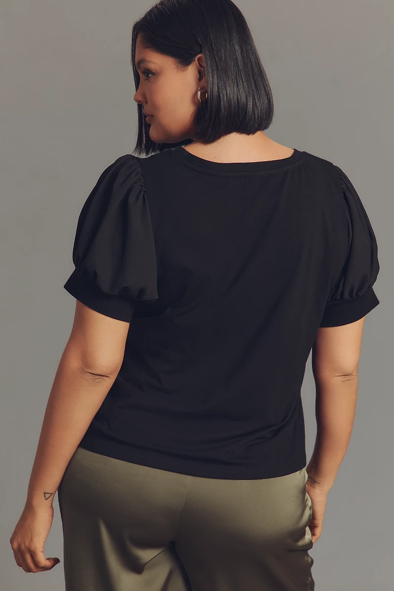 Eloquii Plus Puff-Sleeve Tee