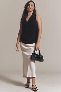 Eloquii Plus Cowl-Neck Halter Top