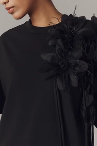 Essentiel Antwerp Ibiscus Feather Top