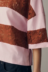 Essentiel Antwerp Jemix Cotton Lace Tee