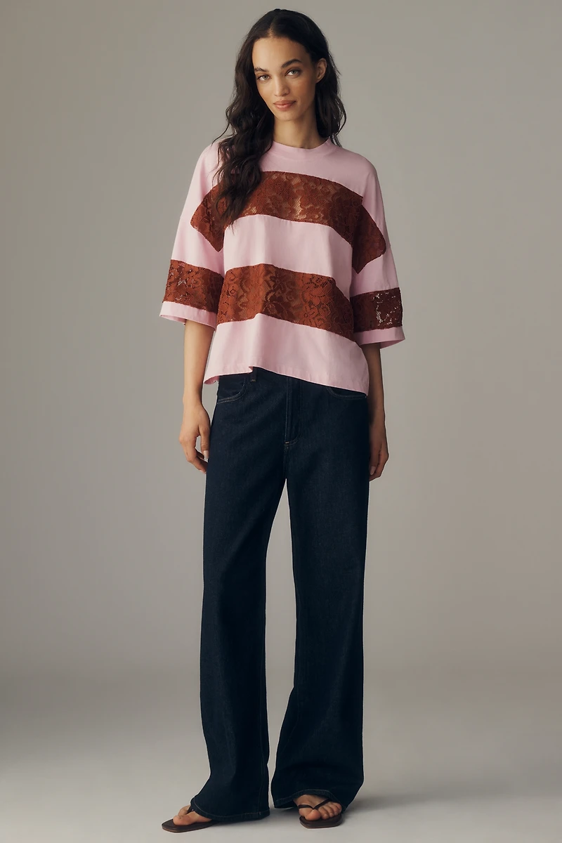 Essentiel Antwerp Jemix Cotton Lace Tee
