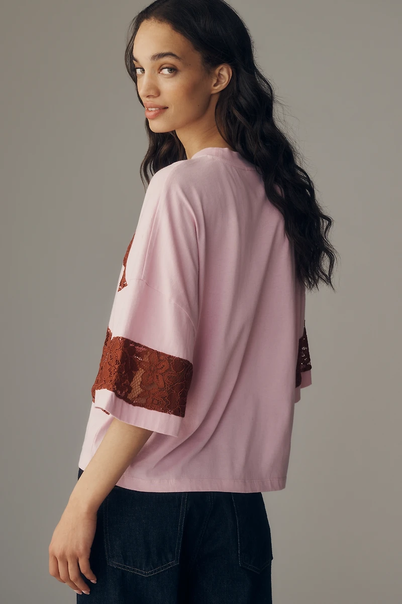 Essentiel Antwerp Jemix Cotton Lace Tee