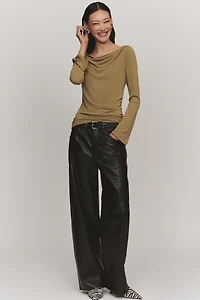 Scotch & Soda Draped Boatneck Top