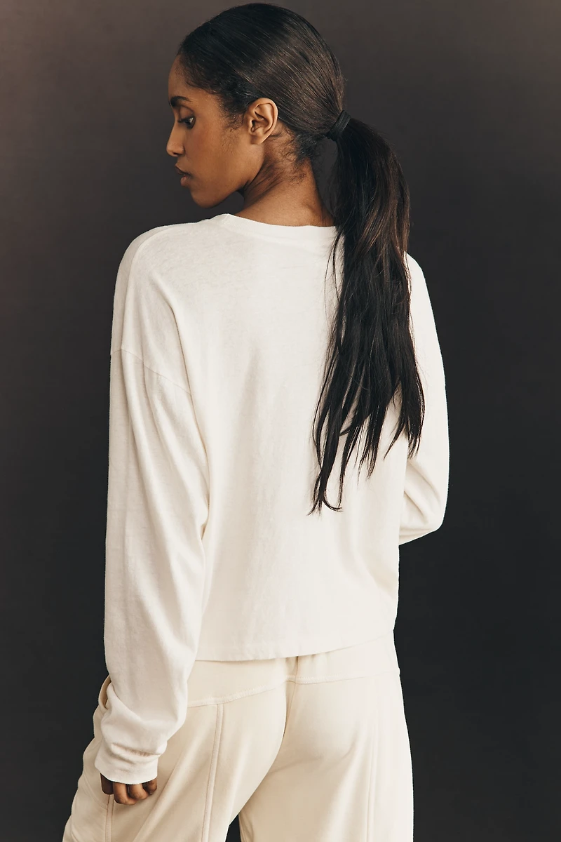 RE/DONE Boxy Boyfriend Long-Sleeve T-Shirt
