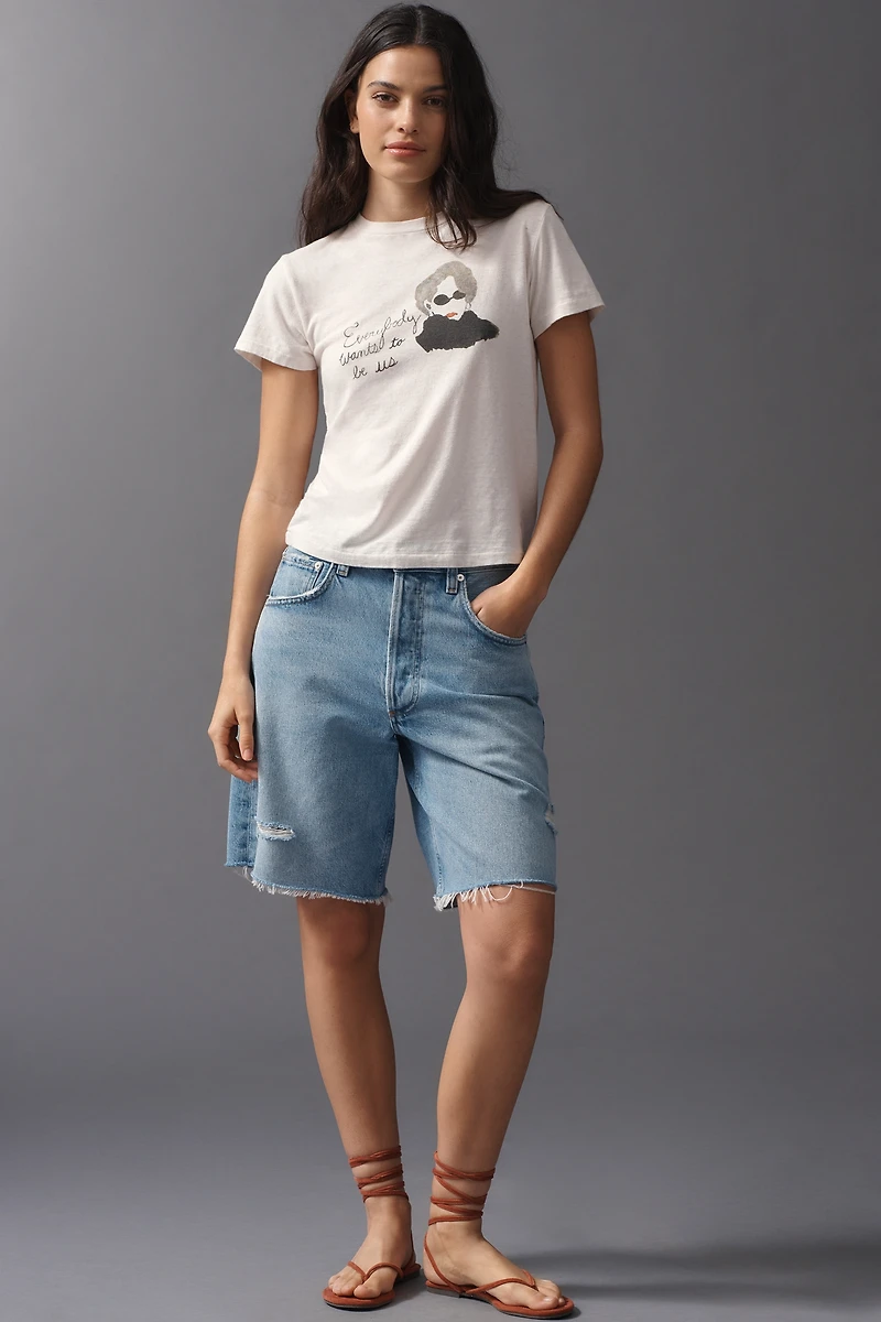 RE/DONE Everybody Wants to Be Us Classic Cotton Tee