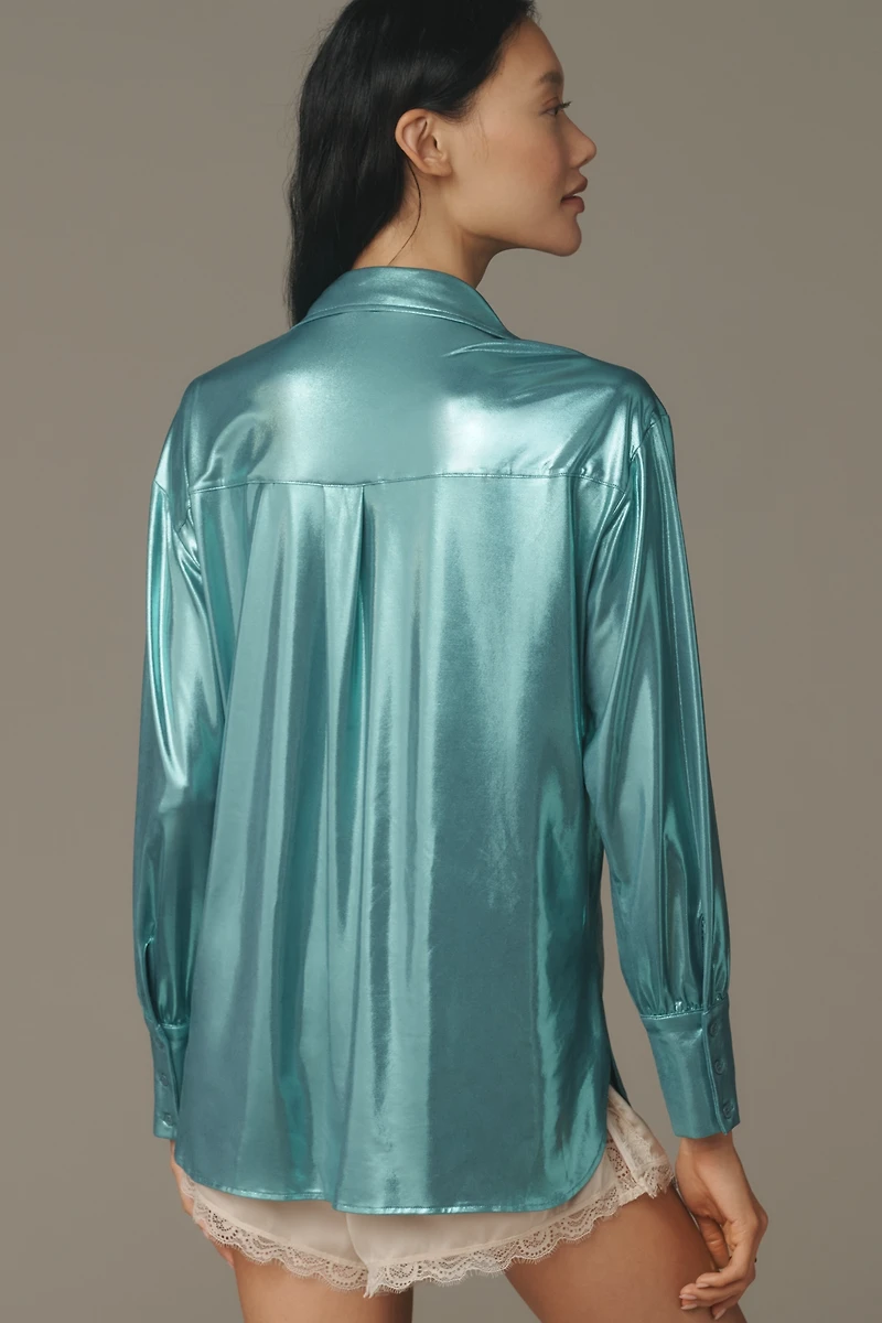 By Anthropologie Shine Buttondown Shirt