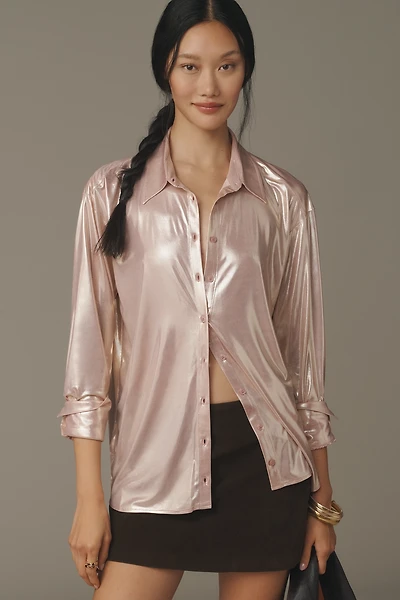 By Anthropologie Shine Buttondown Shirt