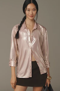 By Anthropologie Shine Buttondown Shirt