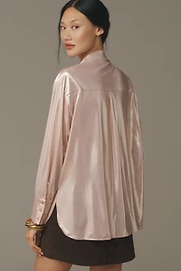 By Anthropologie Shine Buttondown Shirt