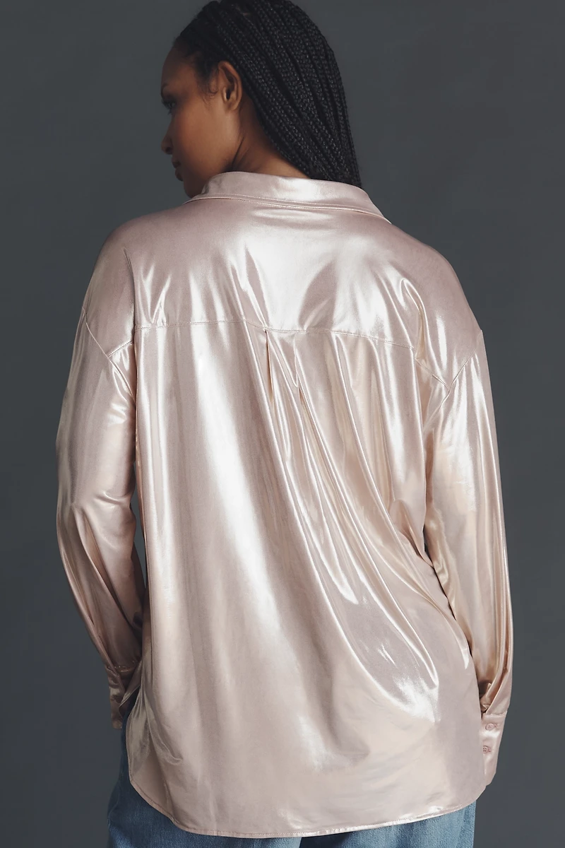 By Anthropologie Shine Buttondown Shirt