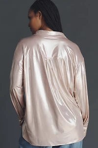 By Anthropologie Shine Buttondown Shirt