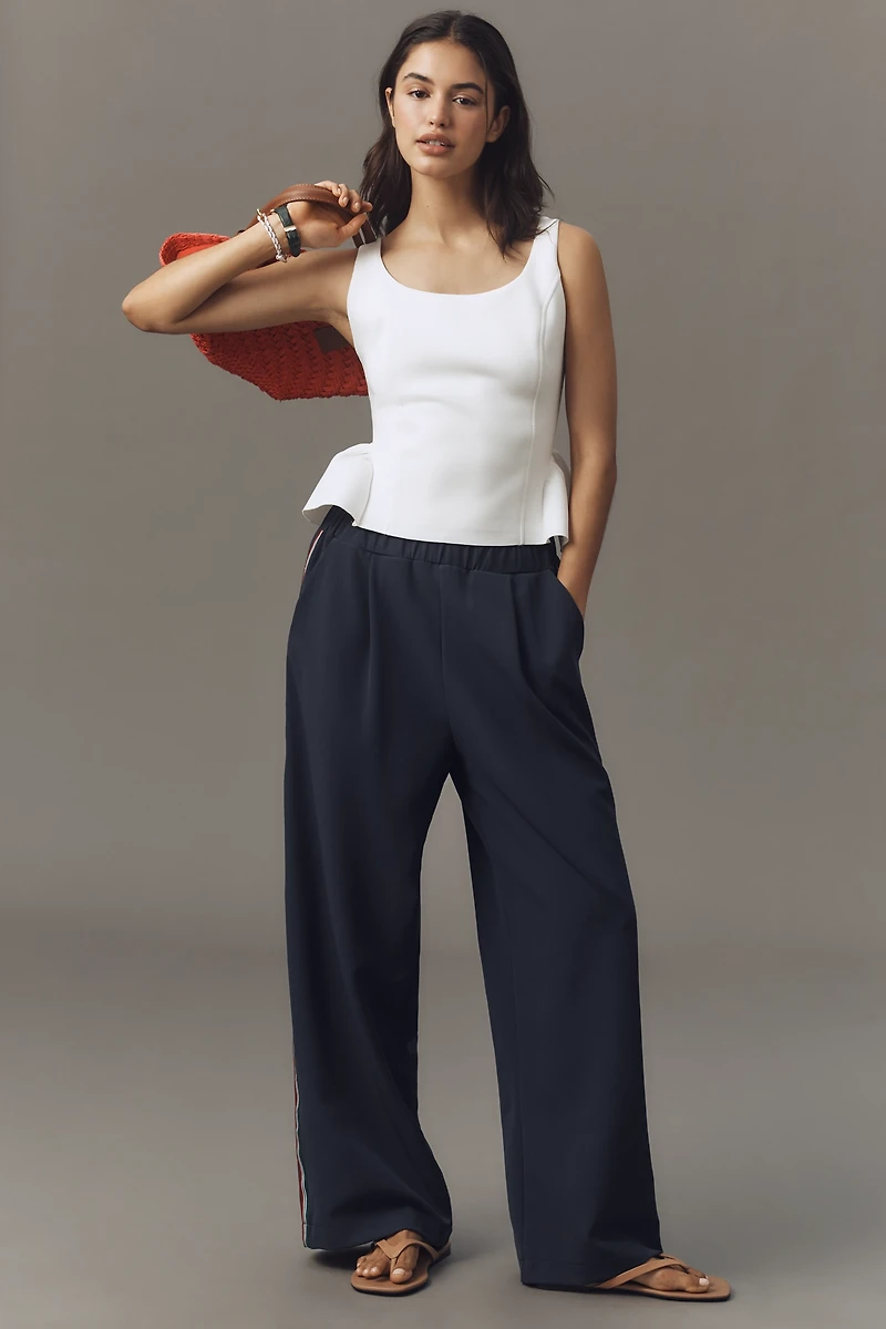 Maeve Scuba Peplum Tank