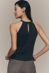 Maeve High-Neck Button Tank