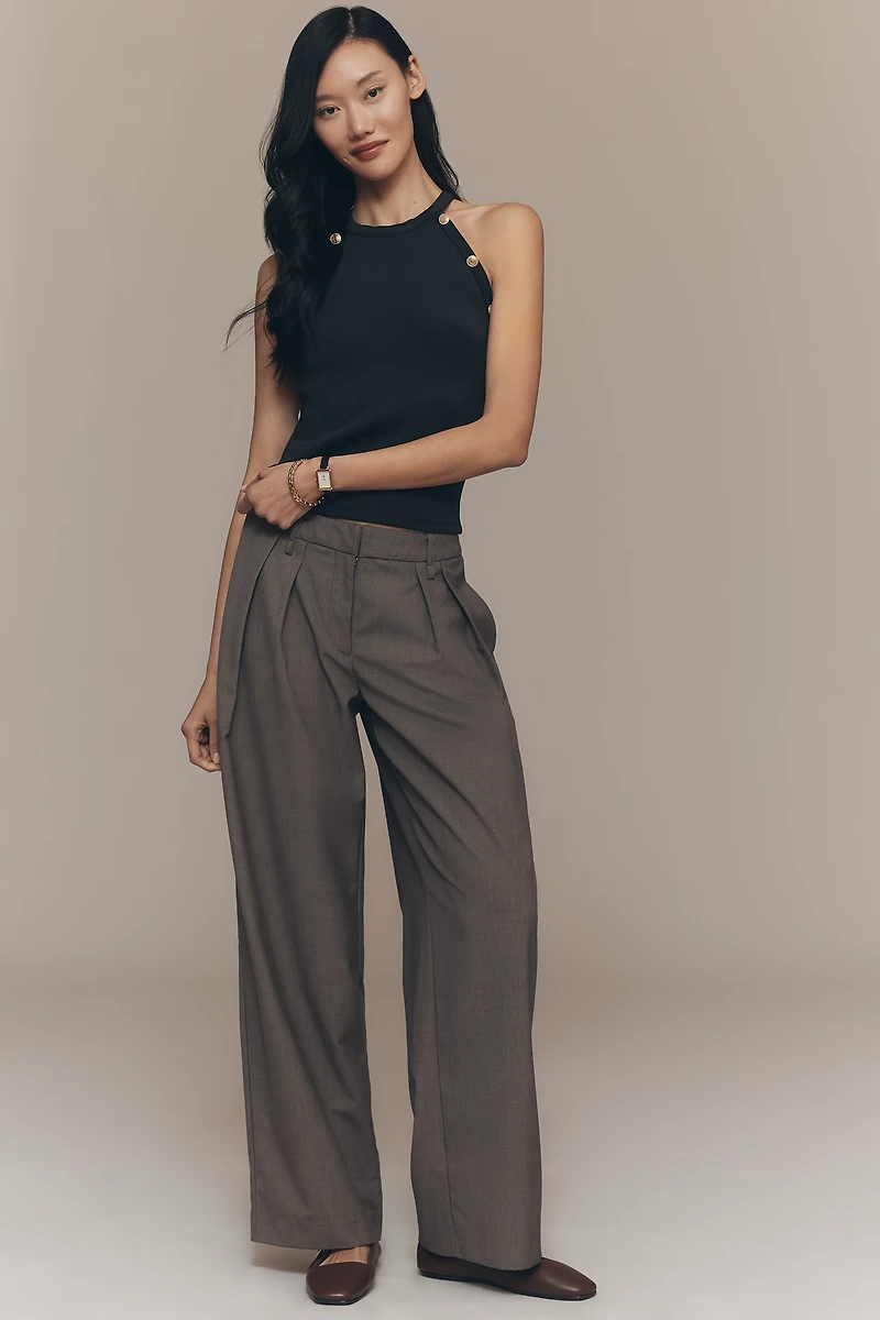 Maeve High-Neck Button Tank