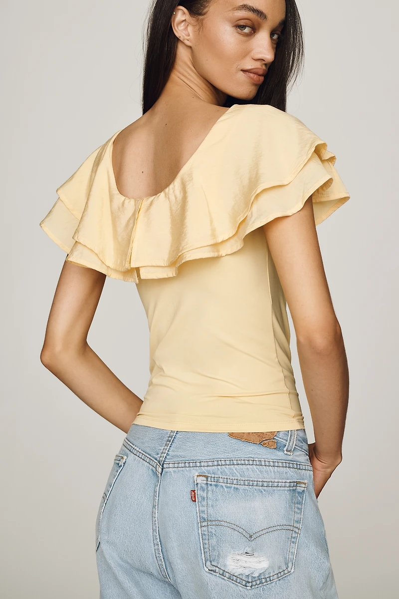 By Anthropologie Flutter Top