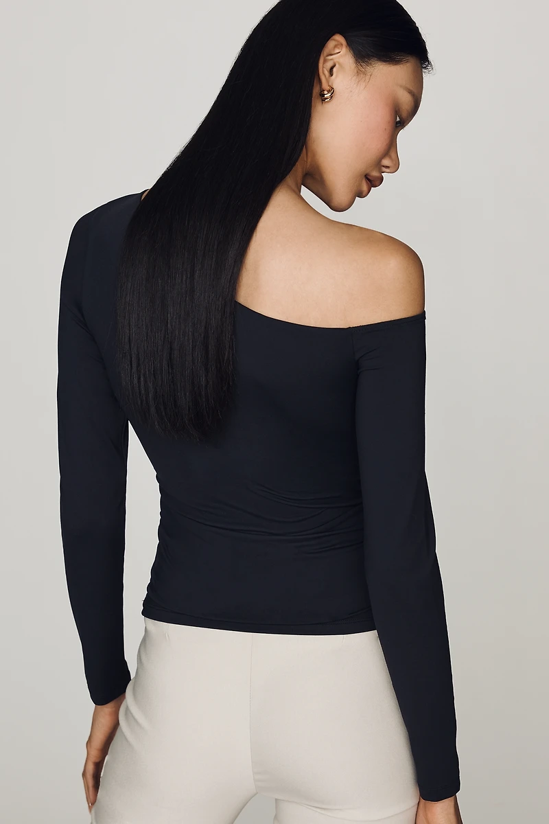 Maeve Off-Shoulder Long-Sleeve Top