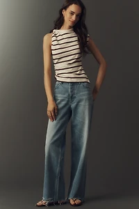 ESTHE Twisted Asymmetrical One-Shoulder Tee