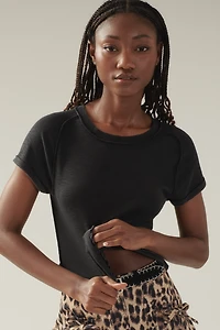 Pilcro Rolled-Sleeve Raglan Tee