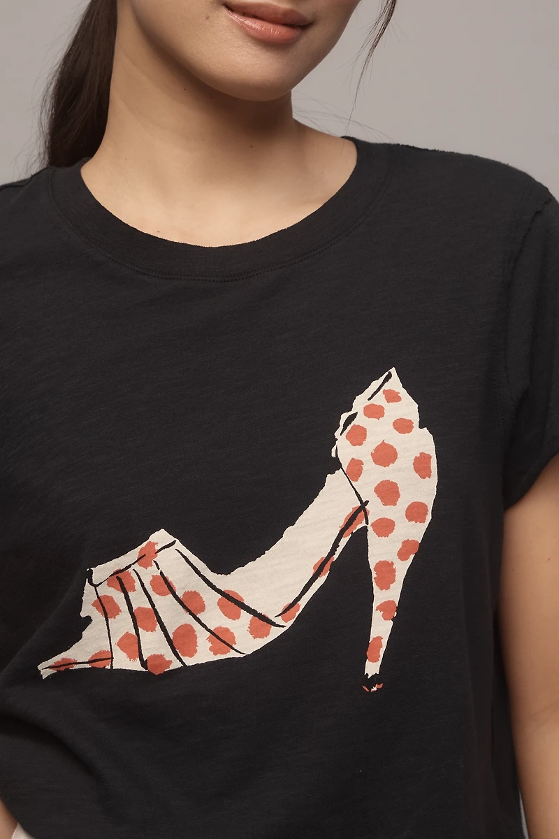 Danielle Kroll x Maeve Graphic Boxy Tee