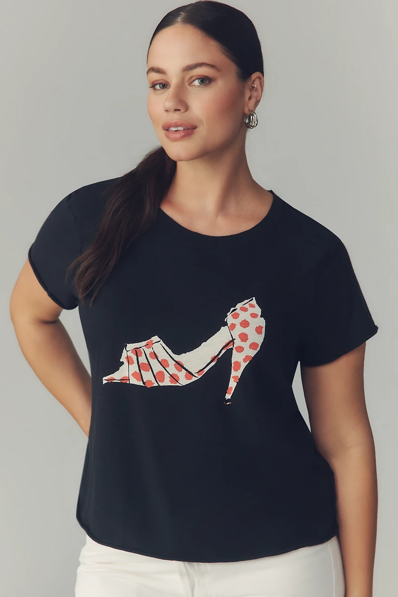 Danielle Kroll x Maeve Graphic Boxy Tee