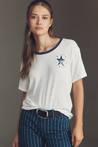 Pilcro Cotton Graphic Tee